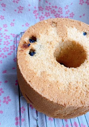 余り物消費・黒豆ときな粉のシフォンケーキ-レシピのメイン写真