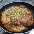 固まる!もやしでオートミールお好み焼き