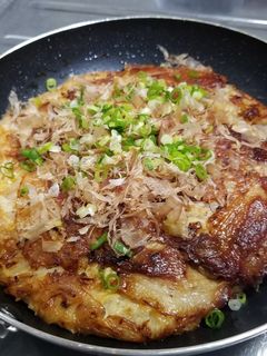 固まる!もやしでオートミールお好み焼き-レシピのメイン写真