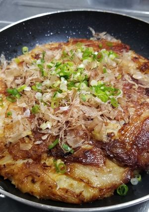 固まる！もやしでオートミールお好み焼き-レシピのメイン写真