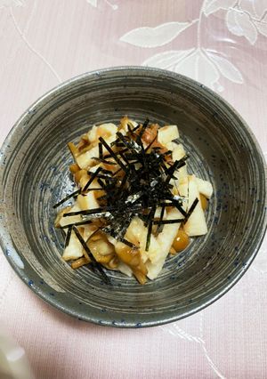 切って混ぜる！！なめこと山芋のポン酢和え-レシピのメイン写真