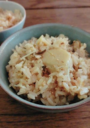 ホタテと塩昆布の炊き込みご飯◎大量消費-レシピのメイン写真