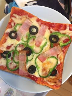 これがピザトースト-レシピのメイン写真