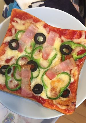 これがピザトースト-レシピのメイン写真