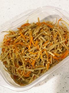 子どもも食べやすいきんぴらごぼう-レシピのメイン写真