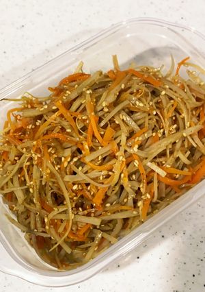 子どもも食べやすいきんぴらごぼう-レシピのメイン写真