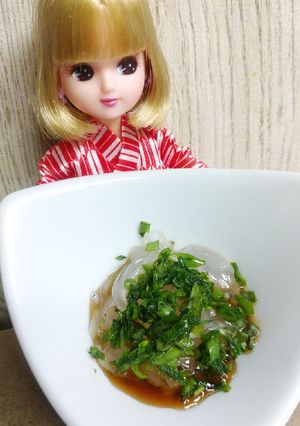 リカちゃん♡のれそれポン酢◌*̩.ﾟ-レシピのメイン写真