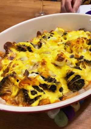 ブロッコリーと茹で卵のマヨチーズ焼き-レシピのメイン写真