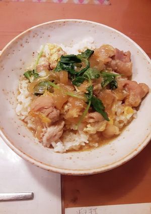 三つ葉入り親子丼-レシピのメイン写真