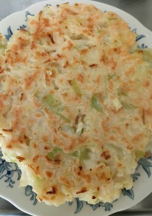 簡単!玄米粉お好み焼き!グルテンフリー!-レシピのメイン写真