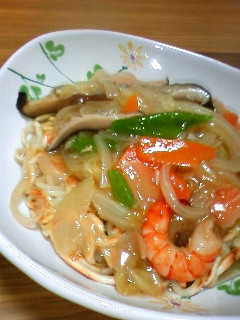 W麺?あんかけ焼きそば-レシピのメイン写真