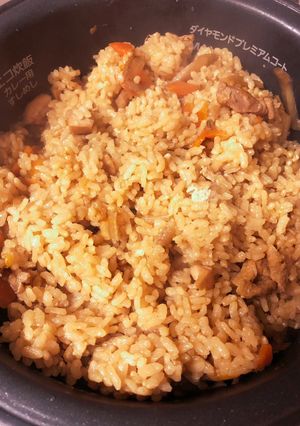鶏ごぼう炊き込みご飯-レシピのメイン写真