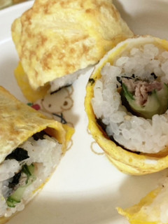 《離乳食後期〜幼児食前期》こども用恵方巻-レシピのメイン写真