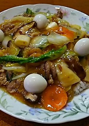 野菜たっぷり具だくさん中華丼丼！-レシピのメイン写真