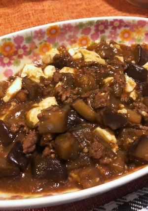 なすと豆腐の簡単麻婆豆腐-レシピのメイン写真