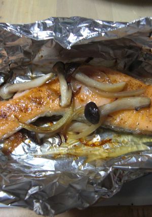 簡単！！サーモンのホイル焼き♪♪-レシピのメイン写真