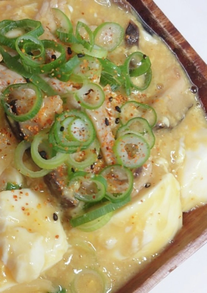 【時短！】豚肉と卵と豆腐のとろ〜り丼-レシピのメイン写真