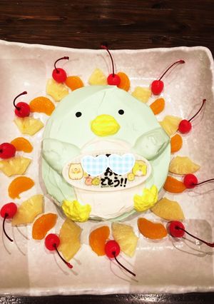 すみっコぐらし　ぺんぎん　BDケーキ-レシピのメイン写真