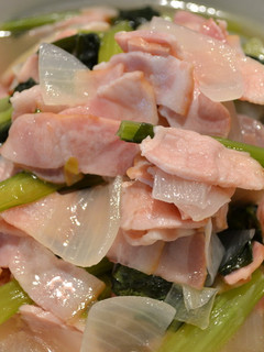 小松菜とベーコンの煮物-レシピのメイン写真