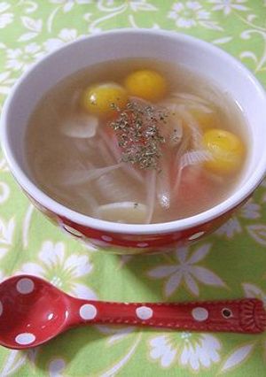 プチトマトの✿ガーリックスープ-レシピのメイン写真