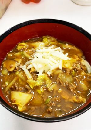 土日のお昼に簡単カレーうどん-レシピのメイン写真