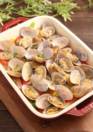 レンジで簡単！あさりのブイヤベース-レシピのメイン写真