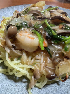 エビとクレソンのあんかけ焼きそば-レシピのメイン写真
