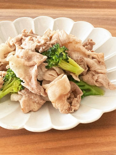 豚肉とブロッコリーの煮もの-レシピのメイン写真