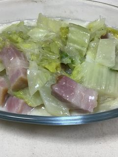 原形ベーコンと白菜のクリーム煮-レシピのメイン写真