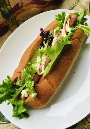 ポールウインナーソーセージ丸ごと１本パン-レシピのメイン写真