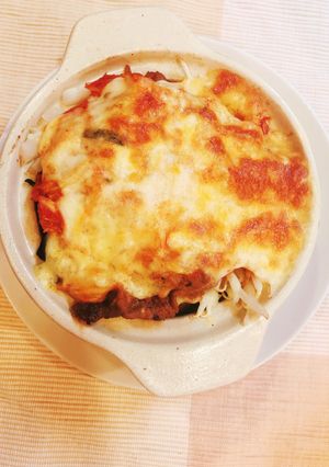 キムパで石焼ビビンパ別名韓国風グラタン-レシピのメイン写真