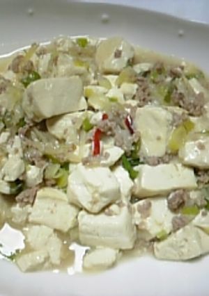 ★塩ﾈｷﾞ生姜の白麻婆豆腐★-レシピのメイン写真