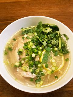 ペーパーライスの鳥ダシフォー-レシピのメイン写真