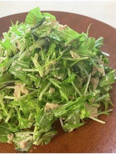 《水菜》鉄分強化サラダ-レシピのメイン写真
