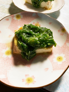豆腐ステーキの水菜あんかけ-レシピのメイン写真