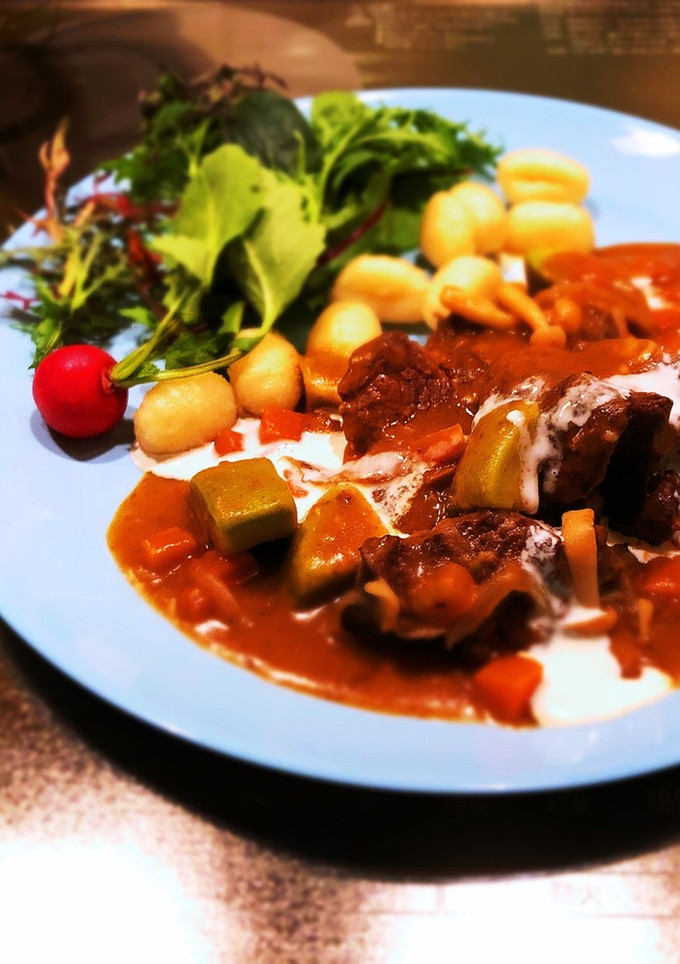 濃厚！手作りストロガノフの煮込みビーフ-レシピのメイン写真
