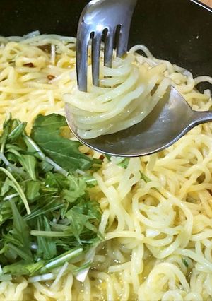 アーリオ・オーリオ・柚子パスタ-レシピのメイン写真