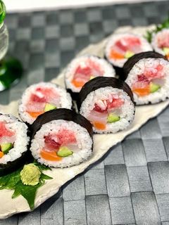 簡単&映え☆恵方巻にも!七品目の海鮮太巻-レシピのメイン写真