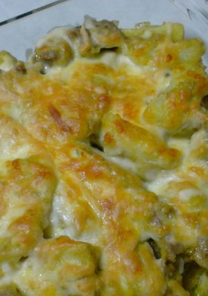 ポテトとチキンのカレー風味グラタン-レシピのメイン写真