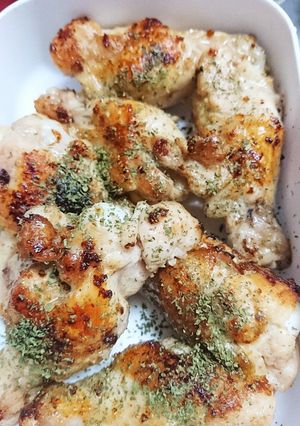 手羽元のバターガーリック焼き〜-レシピのメイン写真