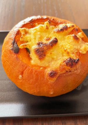 丸ごと カボチャのグラタン 簡単！-レシピのメイン写真