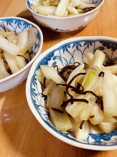 白菜の塩昆布炒め-レシピのメイン写真