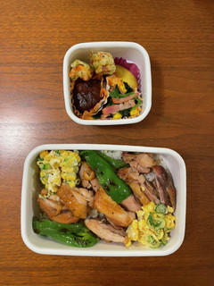 中学生野球弁当26|鶏の照り焼き丼-レシピのメイン写真