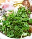 酒：醤油：本みりんが各１、アンコウ鍋を
