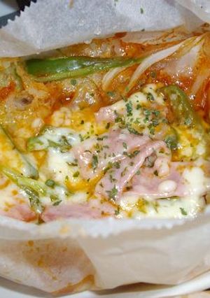 お餅ピザ♪レンジでちーん!-レシピのメイン写真