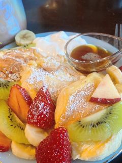 フルーツパンケーキ-レシピのメイン写真