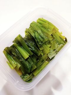 小松菜の茎の漬け物-レシピのメイン写真