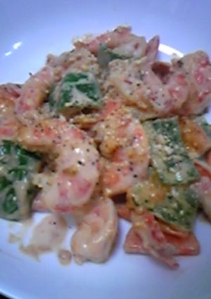 ~えびと野菜のケチャマヨ炒め~-レシピのメイン写真