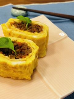 そぼろリメイク*卵焼き-レシピのメイン写真