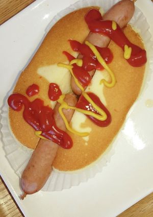 チーズ蒸しパンdeホットドッグ-レシピのメイン写真